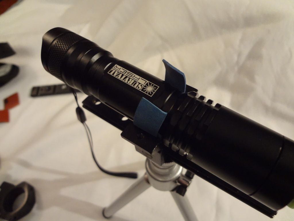 Homemade tripod mount for lasers Laser Pointer Forums Discuss Laser